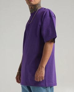 เสื้อยืดแฟชั่นสะพายไหล่สำหรับผู้ชายเสื้อผ้าแนวสตรีทแบบโอเวอร์ไซส์ทำจากผ้าฝ้าย100% ใส่สบายสั่งผลิตได้ตามต้องการ - Product Image 4