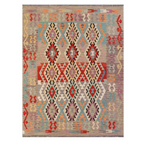 พรมกิลิม ไมมาณา อัฟกานิสถาน ขนาด 237 x 181 ซม. พรมปูพื้นและชุดพรม - Product Image 1