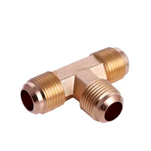 Brass Union Flare Tee Male Pipe