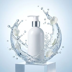 Bouteille en plastique PET blanche avec pompe pour lotion, shampoing, gel douche, emballage cosmétique, fabricant d'usine au Vietnam, Pavico, capacité personnalisée - Product Image 5