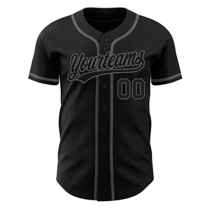 Service OEM personnalisé, maillots de baseball respirants de haute qualité, vente en gros de chemises de sport personnalisées, 100% polyester - Product Image 3