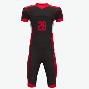 Ropa de fútbol americano para jóvenes, diseño de manga corta, uniforme superior transpirable y saludable, conjunto de gran valor - Product Image 3