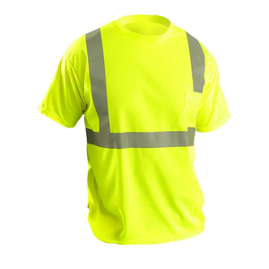 Safety <b>T</b>-<b>Shirt</b> With Short Sleeves And Custom Branding Quick Dry Safety <b>T</b>-<b>Shirt</b> - Product Image 1
