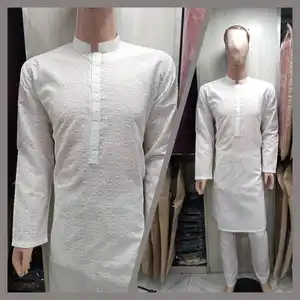 Modern Fashion Designer Man Kurta pigiama Khoosa Wastcoat Sherwani Reday per indossare abiti sul prezzo all'ingrosso Door Delivery Facility