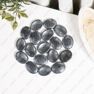 Wholesale Natural Healing Gemstone Handmade Eco-Friendly Feng Shui Religious Hematite <b>Worry</b> <b>Stones</b> Gift Decoration Europe Indian - Product Image 1