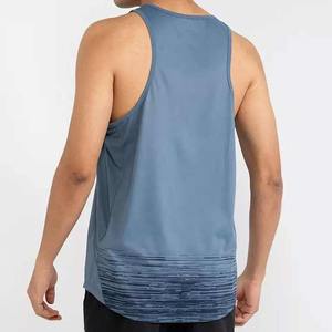 2025 New Custom Design 100% Polyester Seamless Knitted <b>Tank</b> <b>Top</b> Round Neck <b>Mens</b> Casual Sports Shirts - Product Image 4