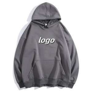 Wholesale Custom Printed Men's Oversized <b>80</b>% Cotton 20% Polyester Streetwear Hoodie - Product Image 5