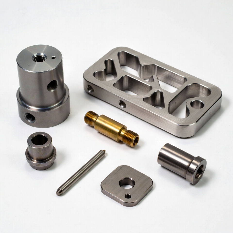 High Precision Custom Stainless Steel Aluminum Brass CNC Machined Parts OEM Quality Metal Components Milling Turning Service