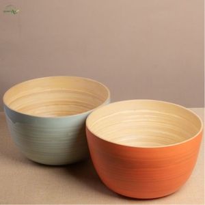Tazón de Servir de Bambú Hecho a Mano Ecológico de Thanh Nam Arts, Técnica Personalizada, Diseño Clásico, Ligero, No Tóxico, Capacidad >10L - Product Image 6