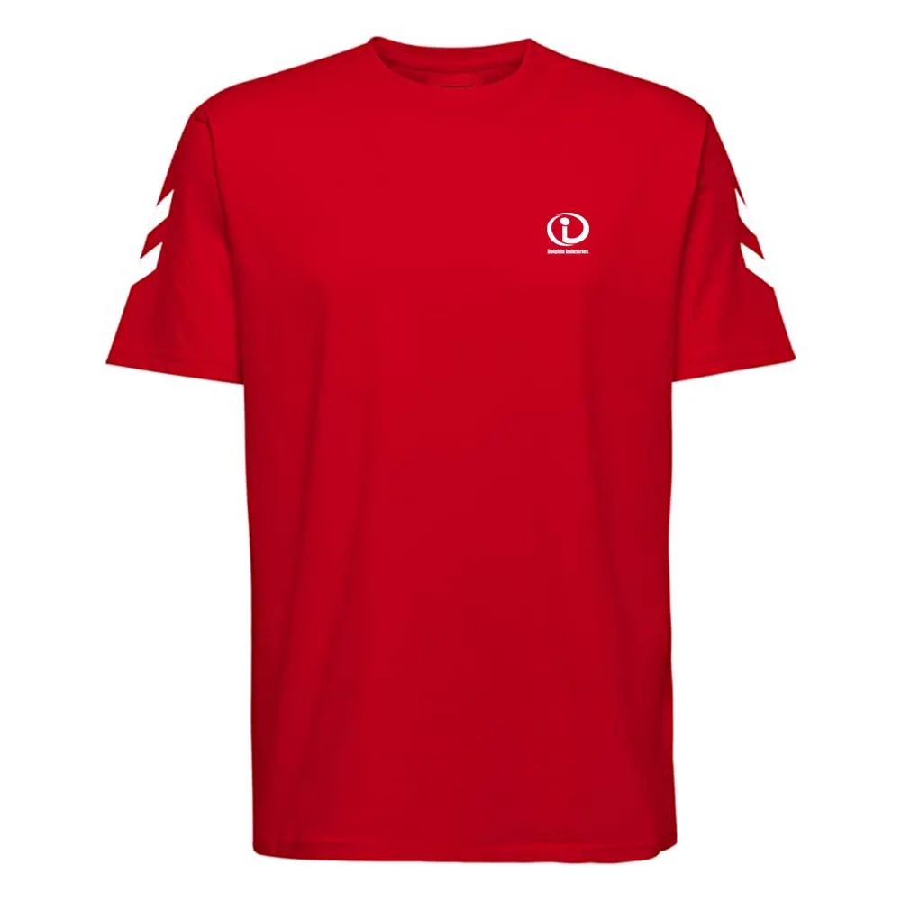 Maglie uniformi da calcio personalizzate tinta unita di colore rosso maniche corte maglia da calcio personalizzata con Design OEM