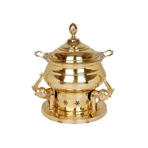 Silver Plated Finishing Size Chafing Dish <b>Food</b> Warming Hotel Restaurants Decoration Chafing Dish With Burner Chafing Dish - Product Image 4