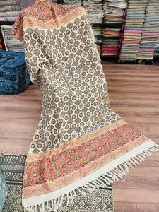 อินดิโก้ผ้าห่มผ้าฝ้ายพิมพ์ลายบล็อกมือ,สำหรับตกแต่งบ้านขายส่งผ้าคลุมสำหรับตกแต่งห้องนั่งเล่น - Product Image 6