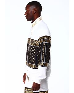 Custom Wholesale Men's Workout Sweat Suit High Quality Tracksuit for Men Street Wear Mens Sportswear Cut & <b>Sew</b> Jacket Tracksuits - Product Image 3