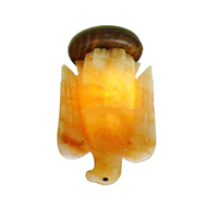 Lampe de sel rose de l'Himalaya naturelle en forme d'animal, sculptée à la main, veilleuse en cristal de sel rocheux, décoration d'intérieur, vente en gros