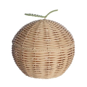 Panier de sol en rotin tendance, de haute qualité, naturel, tissé à la main, écologique, style bohème, variété d'assiettes pour enfants HNH - Product Image 3
