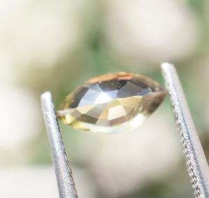 Saphir naturel, taille marquise, pierre précieuse en vrac, jaune, pour la fabrication de bijoux de fête, hauteur 3 mm - Product Image 6