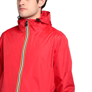 Veste coupe-vent imperméable d'extérieur pour la course à pied et l'entraînement, veste coupe-vent personnalisée respirante pour hommes, veste coupe-vent - Product Image 4