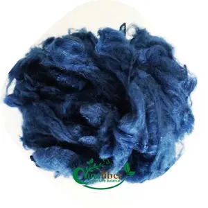 Fiber for Pillows/ Clothes Vietnam Factory Price Soft Solid Blue 100% Polyester SD Low Melt Polyester Staple Fiber Lyocell Fiber