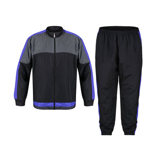 Customizable Winter Track Suit - High-Quality Men's Tracksuit With Logo Option <b>Black</b> Color <b>Windbreaker</b> Track Suits - Product Image 4