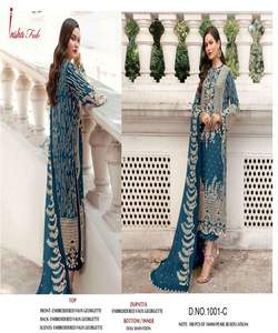 ชุดเดรสออกแบบสำหรับสุภาพสตรี3ชิ้นแบบเย็บสไตล์อินเดียชุดแต่งกายสำหรับผู้หญิง - Product Image 6