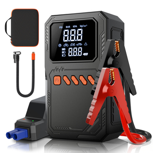 <span class=keywords><strong>Station</strong></span> d'alimentation portable multifonctionnelle 8000 mAh avec lumière LED et démarreur de voiture 12V/24V pour camions et motos - Product Image 2