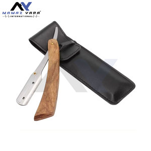 Rasoirs à raser en bois les plus vendus, équipement de salon, logo personnalisé, rasoir droit durable, salons de coiffure, soins de beauté - Product Image 5