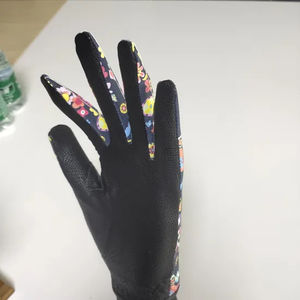 Customized Cabretta Leather Sporty Golf Gloves Logo Embroidery UV Protection Waterproof Breathable <b>Light</b> Weight Non-Slip Sports - Product Image 5