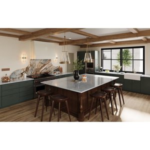 Composant en cristal de quartz, grande dalle, durable, imperméable, design moderne, installation facile pour mur de cuisine - Product Image 2