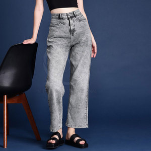 Nuevo Diseño, Pantalones Overol Casuales, Transpirables, de Secado Rápido, para Mujer, Tallas Grandes, Cintura Media, Frente Plano, 100% Algodón, para Primavera - Product Image 4