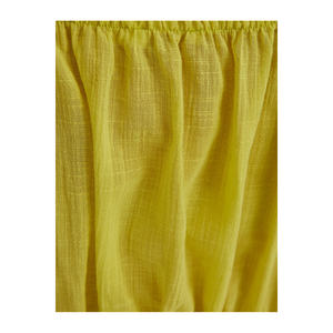 เสื้อครอปผ้าฝ้ายสายเดี่ยวพร้อมกางเกงขายาวเอวสูงยืดหยุ่นได้ ระบายอากาศได้ดี - Product Image 6