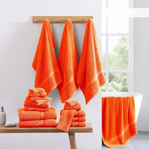 Ensemble de serviettes de bain en coton abordable Serviettes absorbantes douces pour hôtel maison Salle de bain Spa Gym Serviette de luxe pour le visage Vente en gros - Product Image 3