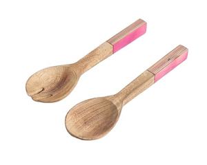 Cuillère en bois de luxe, faite à la main, écologique, minimaliste, 24 cm, ensembles de couverts, meilleure qualité, ensemble de service à salade, produits de vaisselle de cuisine - Product Image 1