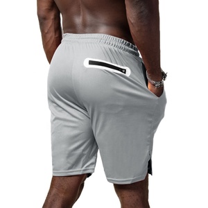 Pantalones Cortos Casuales de Moda para Hombre 2024/2025, Talla XS, Transpirables, Cintura Media, Malla, con Bolsillos, para Fitness, Correr al Aire Libre, Gimnasio, Color Sólido - Product Image 4