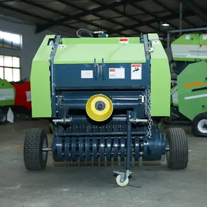 Hot Sale Popular Tractor Mounted Mini Round Hay Straw Baler Machine Round Baler Use Pallet Wrap Round Hay Baler