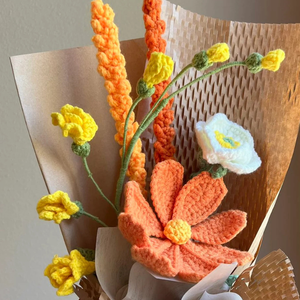 ดอกไม้ถักโครเชต์แฮนด์เมดดอกไม้ประดิษฐ์เป็นของขวัญให้เพื่อนสมบูรณ์แบบสำหรับตกแต่งบ้านผลิตในเวียดนาม - Product Image 6