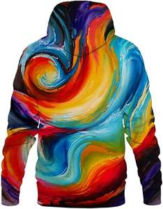 Fabrication de gros Sweat à capuche d'hiver avec poche kangourou Sweat à capuche pas cher avec impression par sublimation Pull d'hiver décontracté - Product Image 2