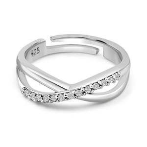 Anillo Zarkan para Hombre, Plata 925, Diseño Cruzado con Diamantes Americanos, Material Platino, Circonita Tallada como Piedra Principal, para Uso Diario y Bodas - Product Image 1