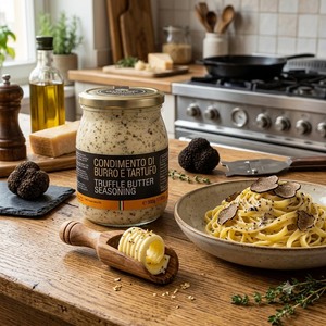 FRESH TRUFFLE BUTTER SAUCE Norcineria Lucana Wild in Jar or Bulk Made in Italy ISO BRC HACCP Private Label - Product Image 4
