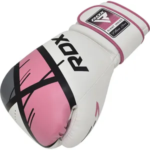 Vente en gros de gants de boxe roses de qualité supérieure personnalisables pour adultes - Product Image 2