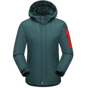 OEM Custom Wholesale Winter <b>Jacket</b> for <b>Men</b> Windproof Waterproof Outdoor <b>Soft</b> <b>Shell</b> Coat Sheep Skin Leather Front Logo Placement - Product Image 2