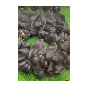 Extensiones de Cabello Haiyi HHH0140 al por Mayor, 100g, 100% Cabello Virgen Remy, con Cierre para Extensiones de Cabello Indio Natural de Doble Trama - Product Image 2