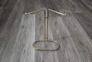 Toallero de latón hecho a mano para decoración de baño de lujo con diseño elegante, resistente al óxido y duradero para uso doméstico. - Product Image 4