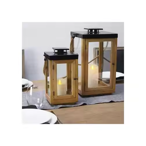 Faroles Colgantes de Acero Inoxidable Ecológicos Hechos a Mano Modernos y Elegantes, Portavelas Decorativos con Relieve, Color y Logotipo Personalizados - Product Image 2