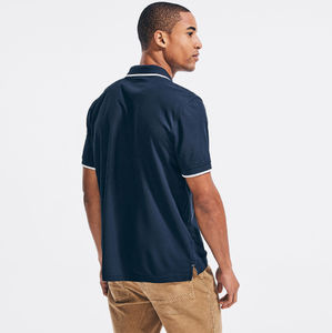 Nouveau gros hommes été Golf pour Polo T-Shirts motif solide 100% coton tricoté tissu avec col hommes pour polos - Product Image 6