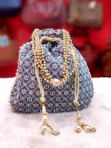 Sac potli brodé, cadeau de mariage indien, faveur de retour, sac à main, festival, sac cadeau haldi Mehendi Sangeet, cadeau de pendaison de crémaillère - Product Image 2