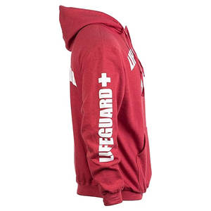 Hot Trending Spring Men's Unisex Pullover Sudadera Salvavidas Rojo 100% Algodón Fleece Grueso Personalizable Hoody Estilo bordado - Product Image 2