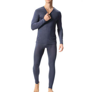 Custom Design Winter Wear <b>Thermal</b> <b>Men's</b> Long Johns Set High Quality Breathable Fabric Crew Neck Slim Fit Long Johns Set <b>For</b> <b>Men</b> - Product Image 5