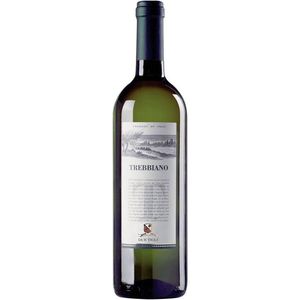Italian White <b>Wine</b>-DUETIGLI Trebbiano Rubicone IGT 750ml Fresh & Easy 6 Bottles Per Box Made in Italy - Product Image 1