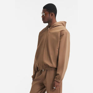 Ropa personalizada Streetwear Pantalones de chándal y sudaderas con capucha Conjunto de chándales de gran tamaño Unisex Hombres Sudadera con capucha Pantalones de chándal de peso pesado Conjunto Suelto - Product Image 4