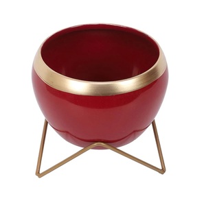 Handcrafted Decoration Metal Flower <b>Vase</b> Wholesale Manufacturer Handmade Design Metal Flower <b>Vase</b> Pot Planter. - Product Image 2